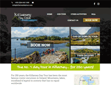 Tablet Screenshot of killarneydaytour.com